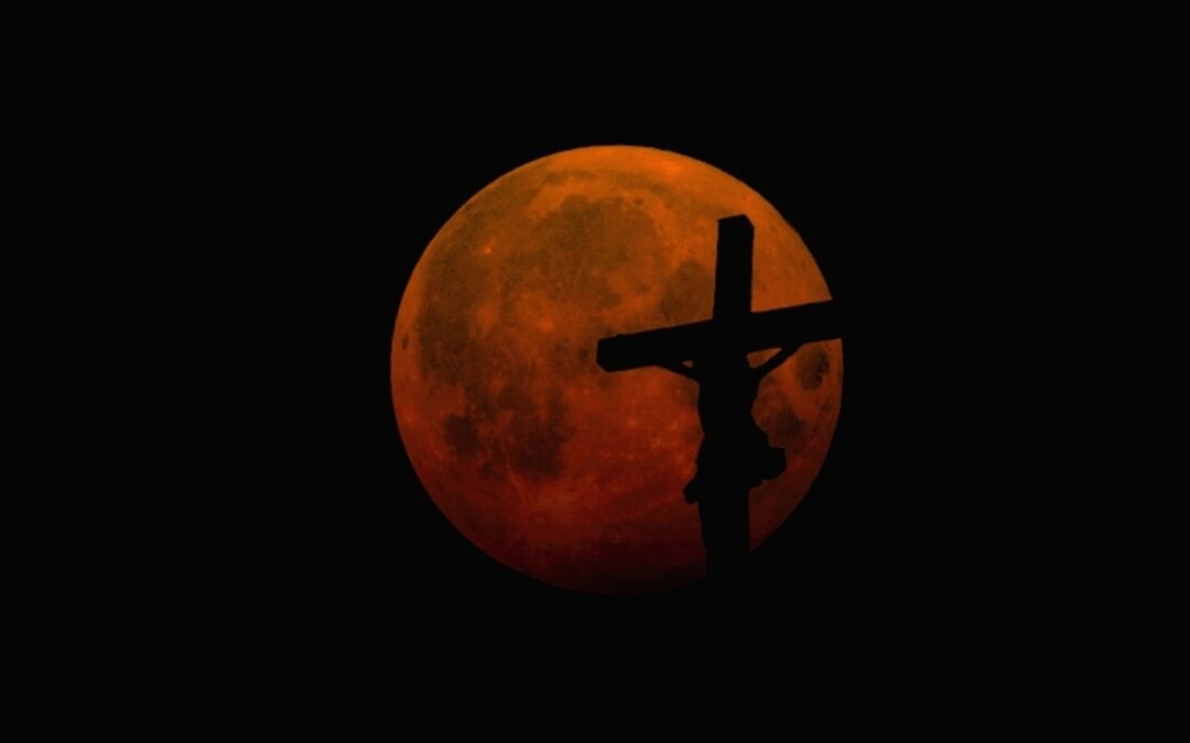 Giordano Bruno - Kreuz vor Vollmond -- Foto Pinter